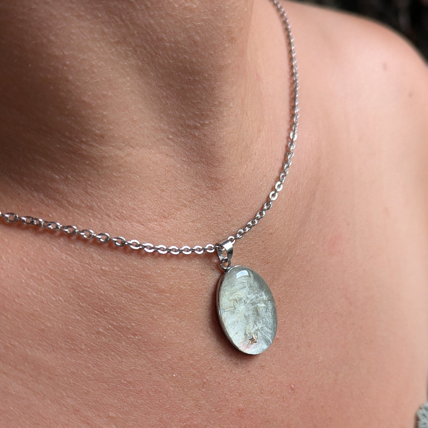 Collier Monnaie du pape & étoile