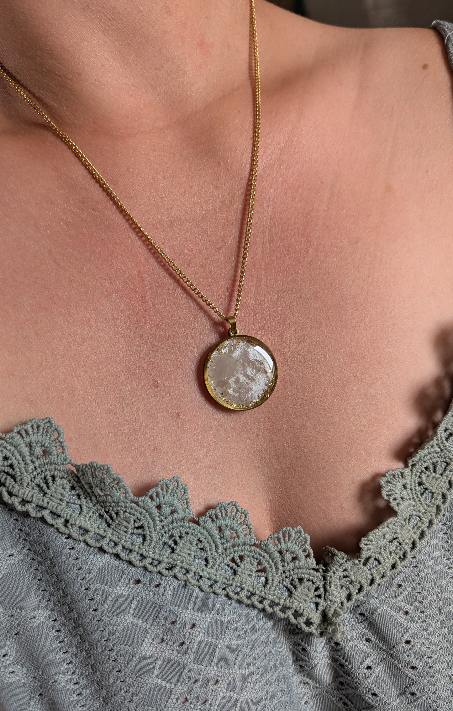 Collier rond Monnaie du pape