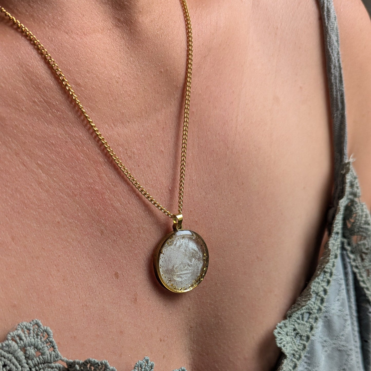 Collier rond Monnaie du pape