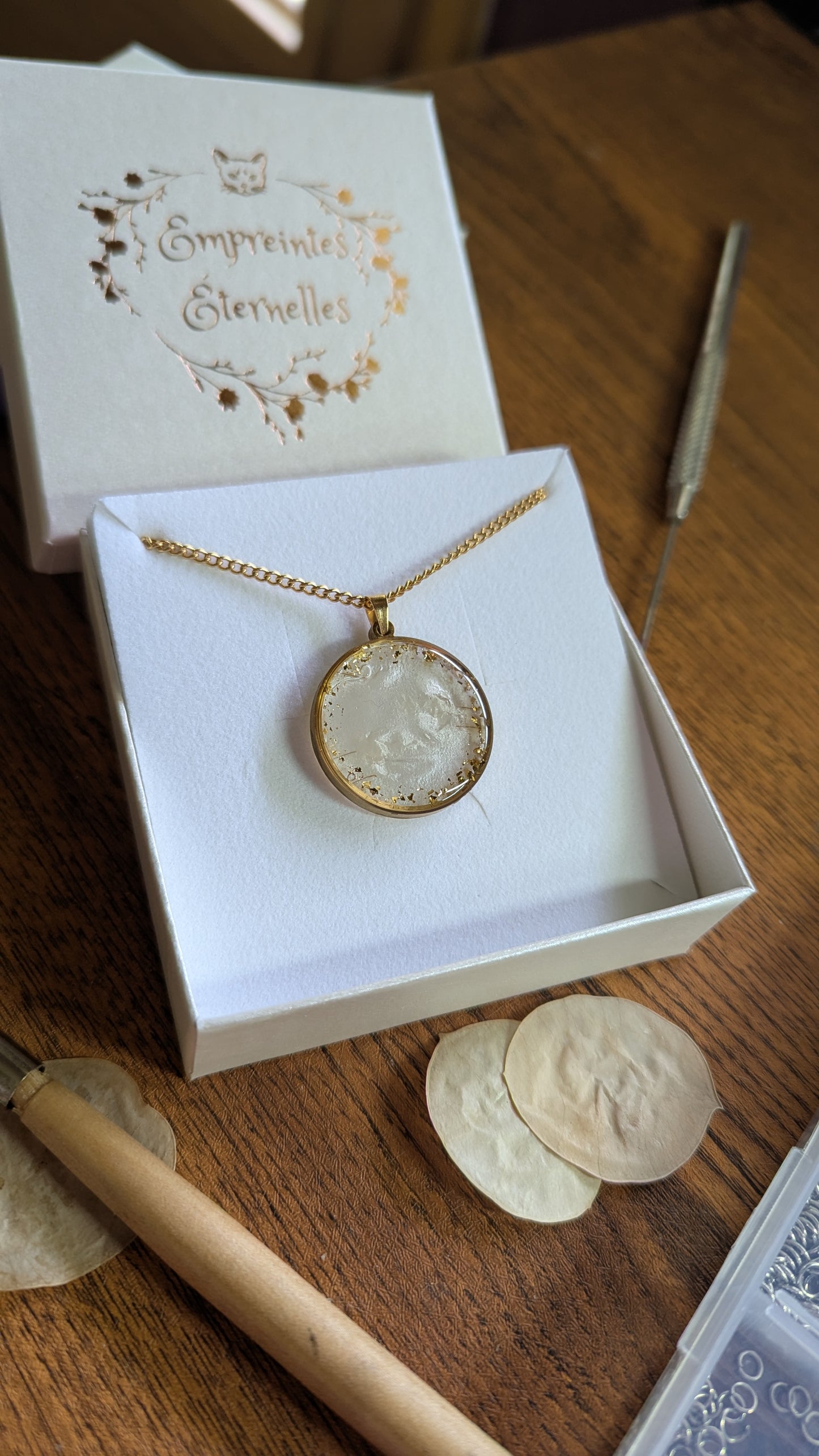 Collier rond Monnaie du pape
