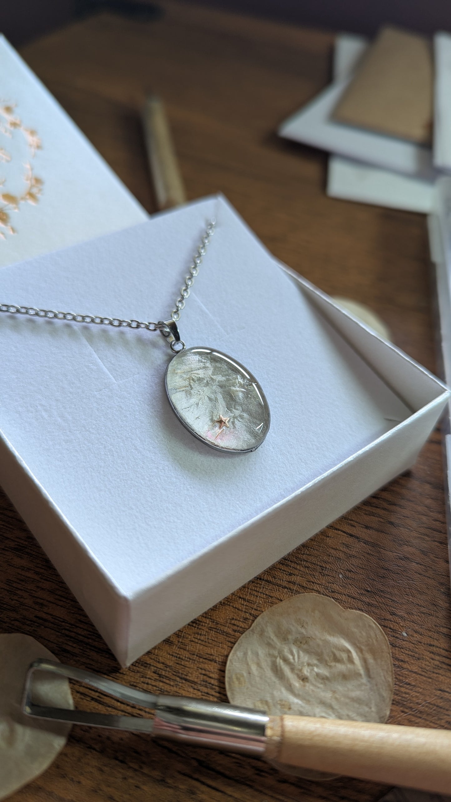 Collier Monnaie du pape & étoile