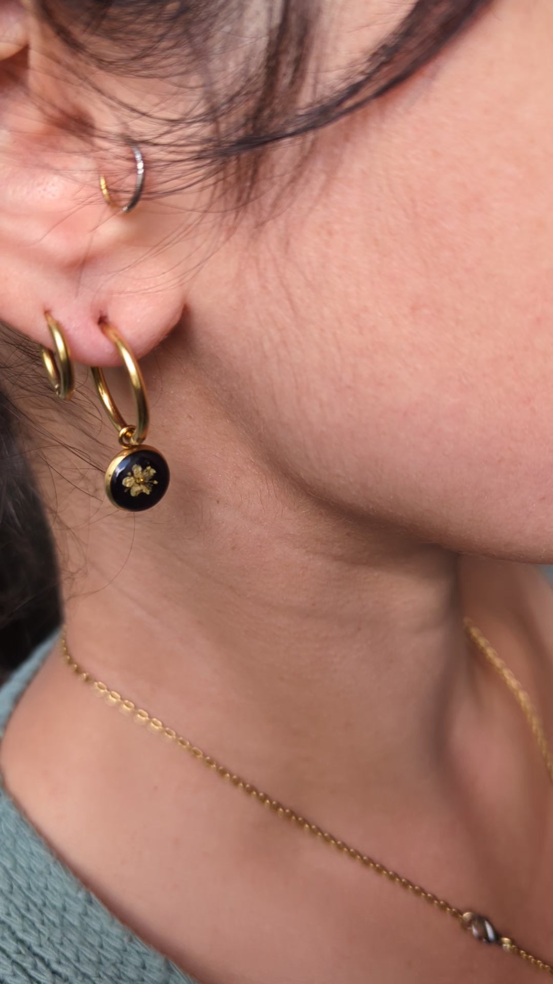 boucles d'oreilles sureau